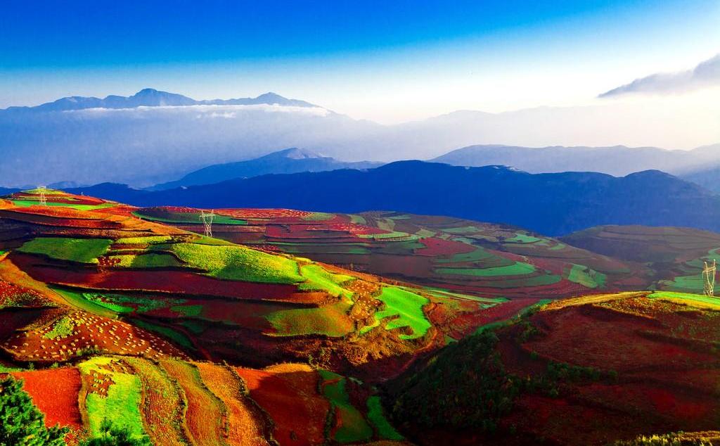 廣東出發(fā)云南8日自駕游：元陽梯田-撫仙湖-東川紅土地-羅平油菜花8日自駕游